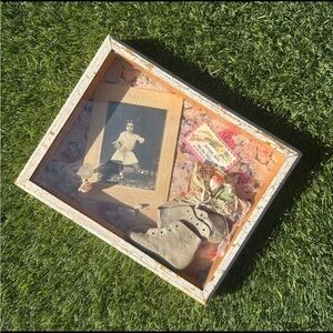 Antique Victorian Girl Collectibles Shadowbox